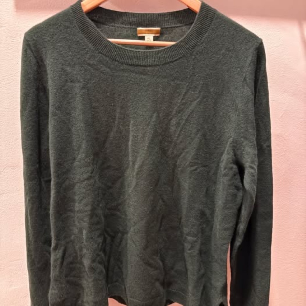 JCrew 100% cashmere crewneck sweater (new with tags!)